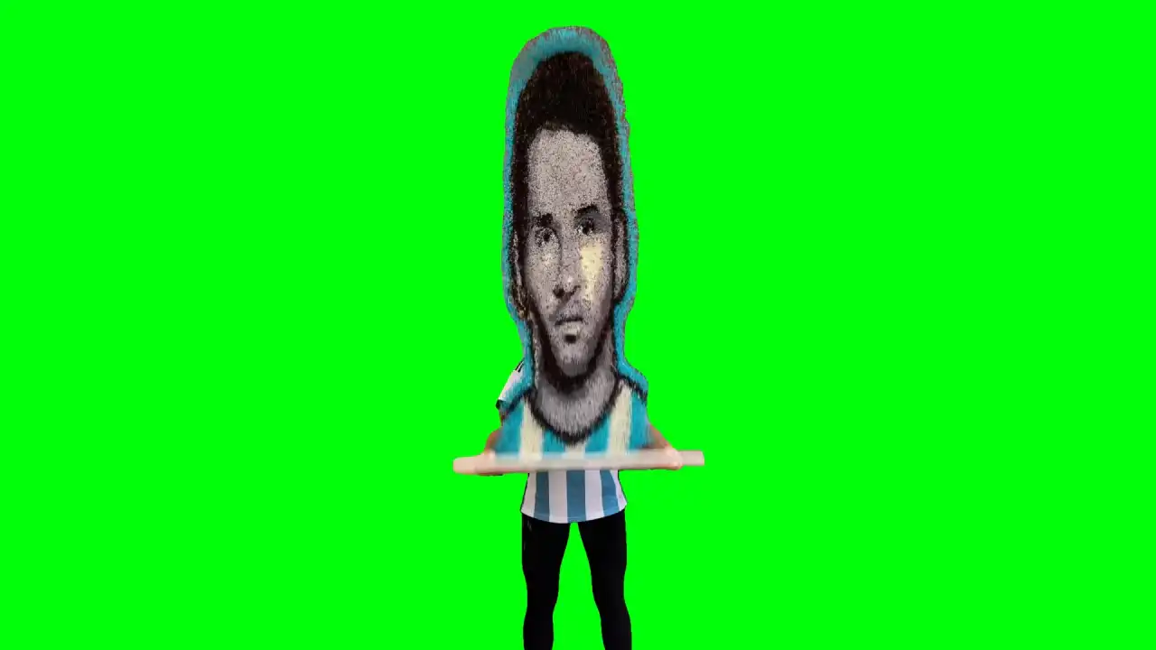 Leo Messi Green Screen