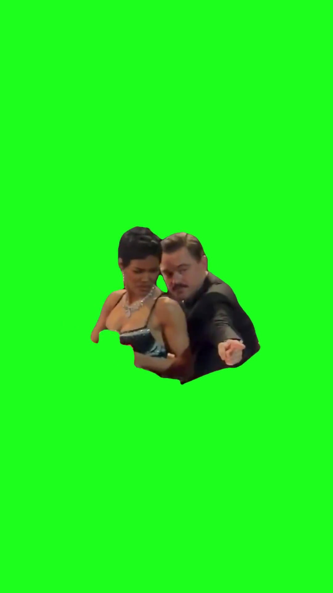 Leo pointing Green Screen Meme