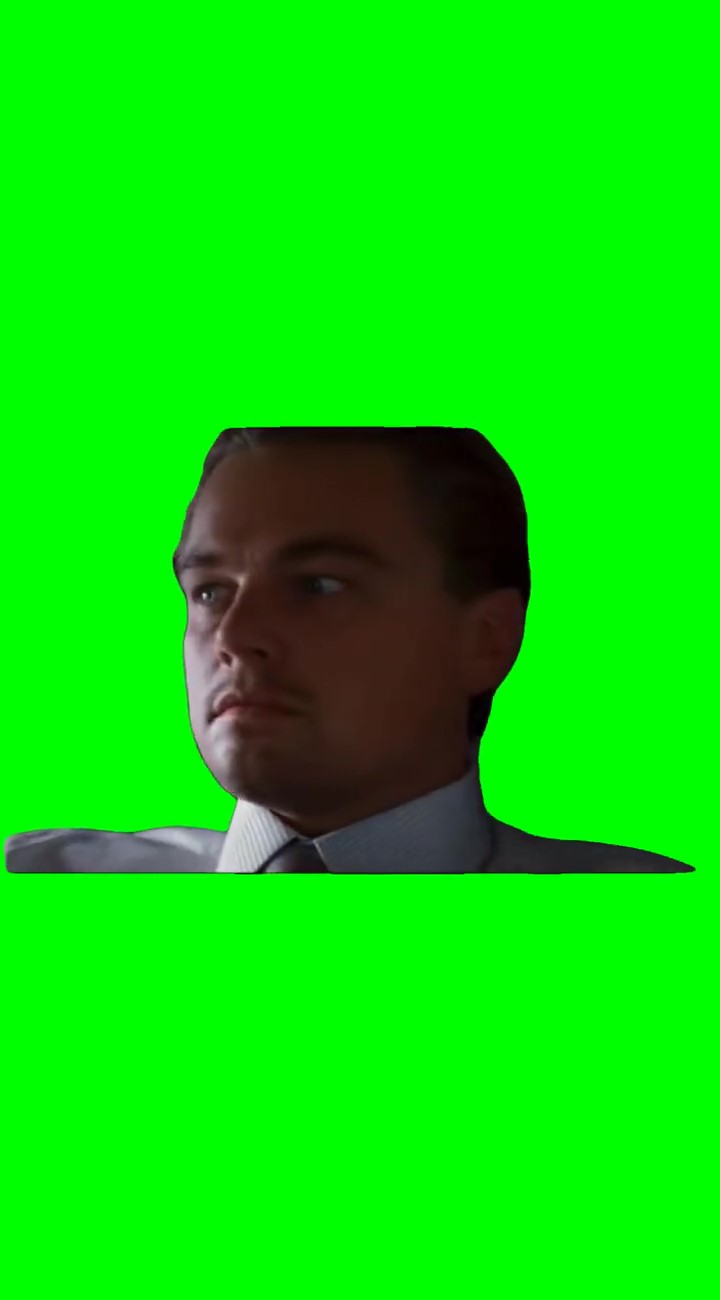 Leonardo DiCaprio Confused Meme Green Screen