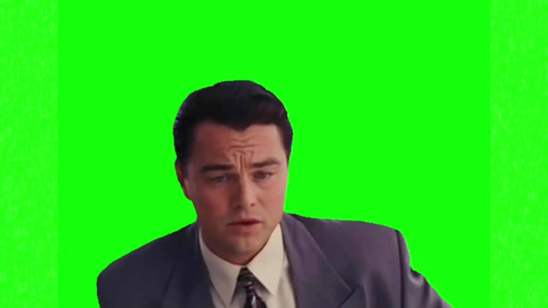 Leonardo DiCaprio those are rookie numbers meme green screen