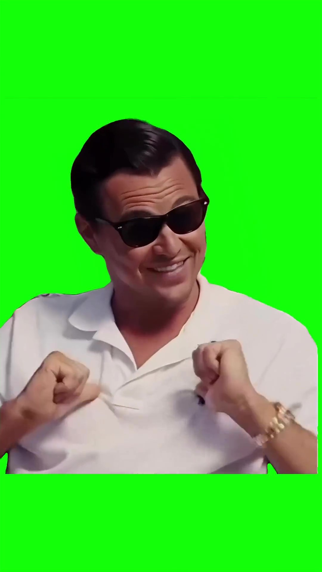 Leonardo Laughing Green Screen Meme
