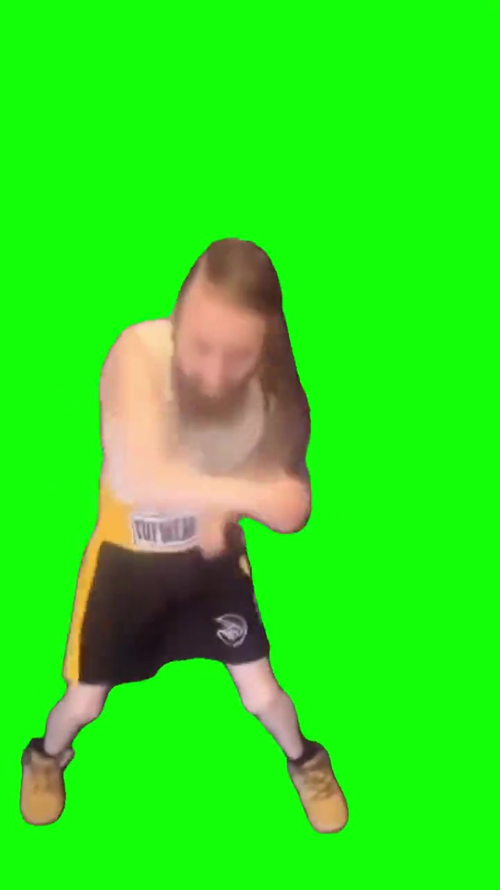 Lil dude boxing green screen
