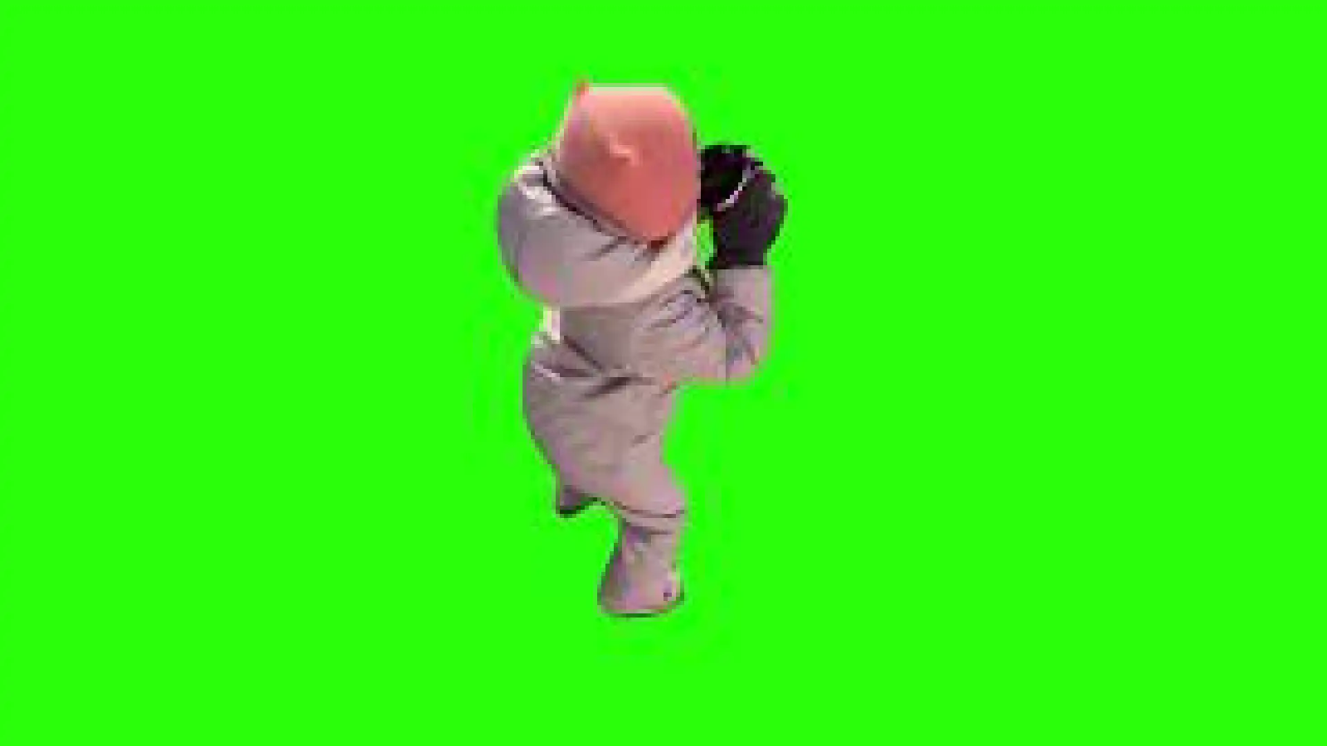 little one dancing meme Green screen