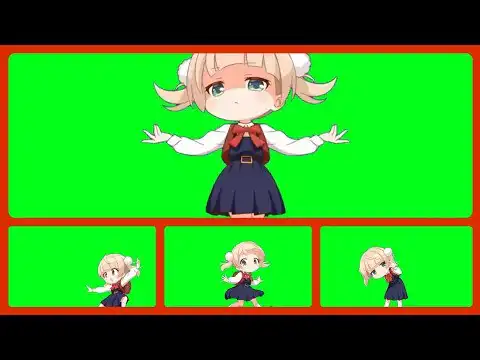 Ui Shigure Dance GREEN SCREEN!