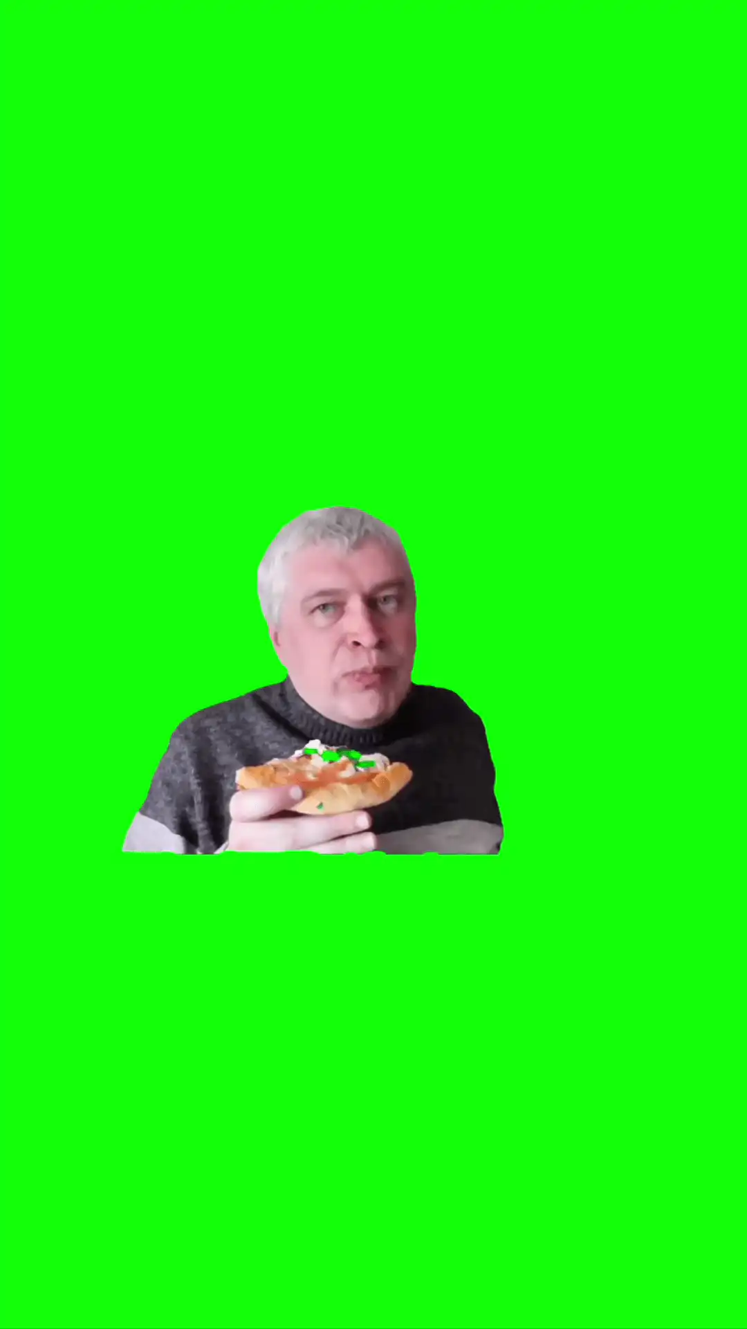 Loud chewing meme green screen - MemeHub