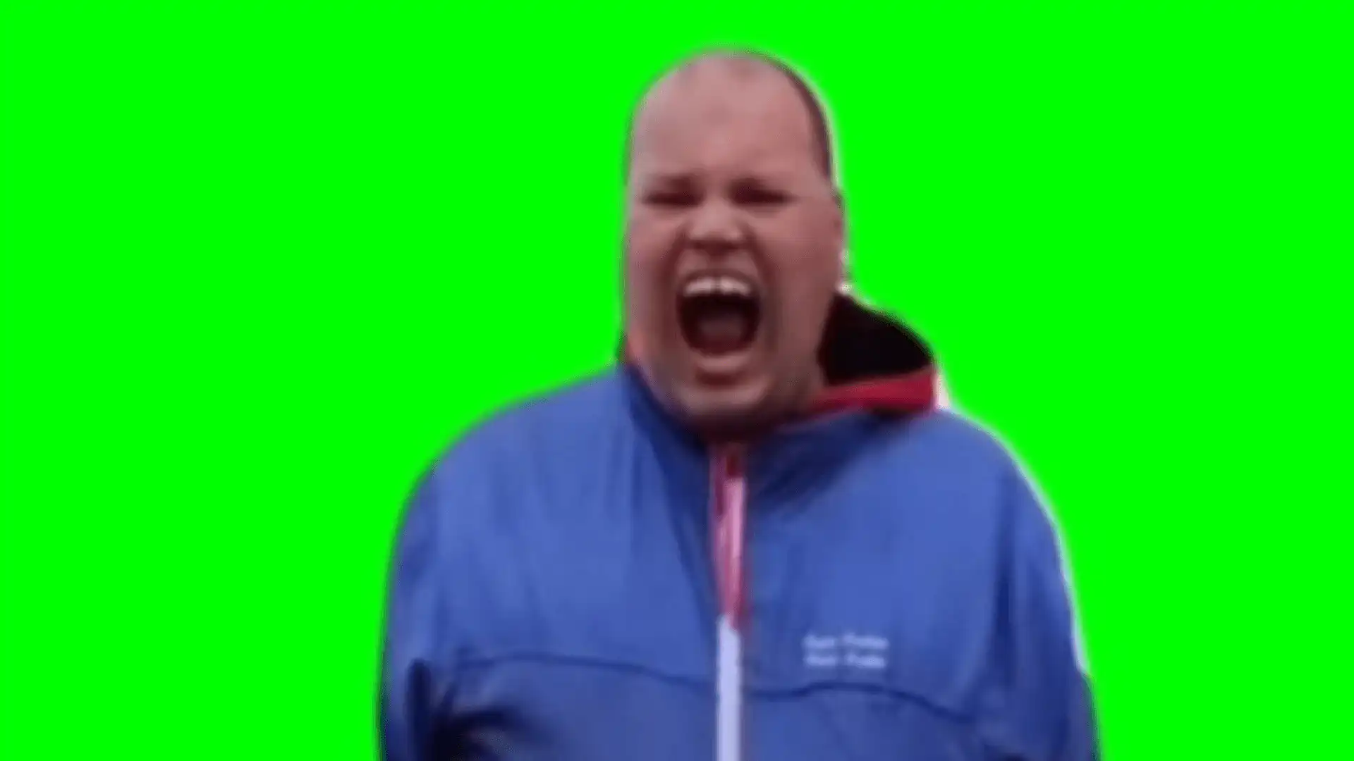 Loud siren meme green screen