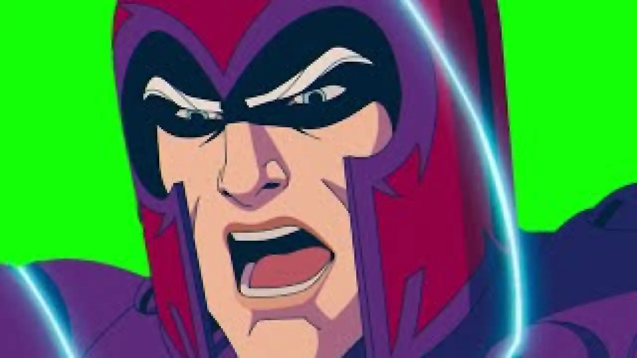 Magneto shut up green screen