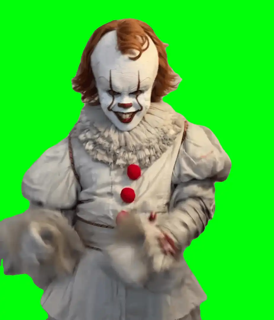 Mamushi Dance By IT meme green screen