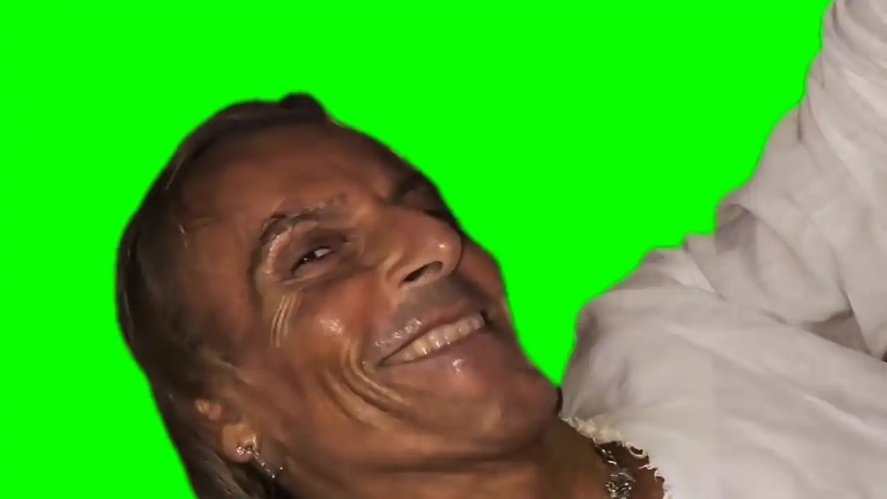 Man after midnight green screen