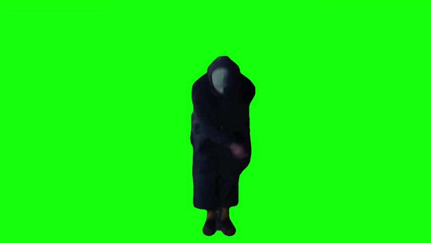 Man Bows and Falls Green Screen Memes