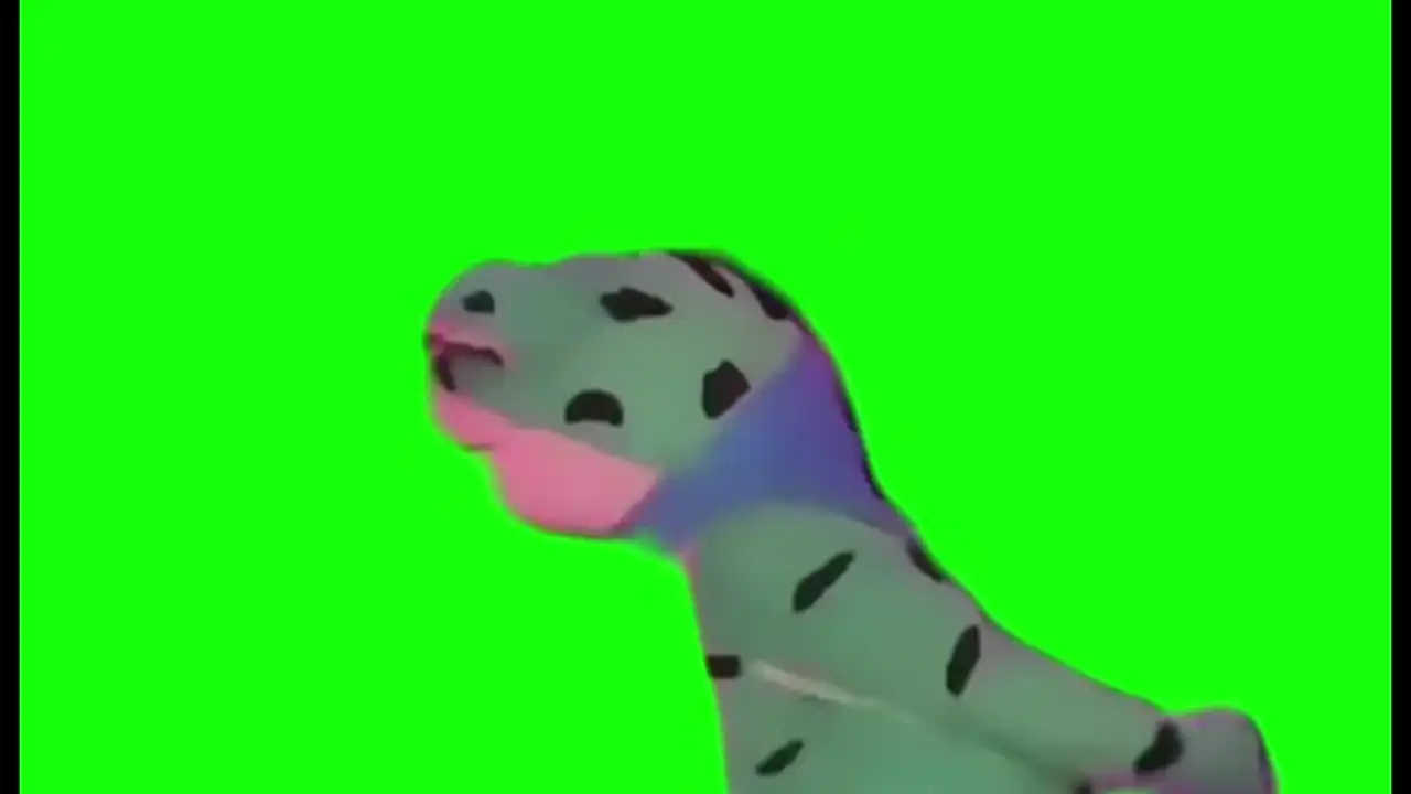 Man dancing in costume meme Green Screen