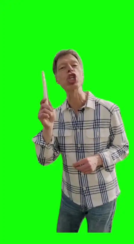 Man speaking in German meme Green Screen