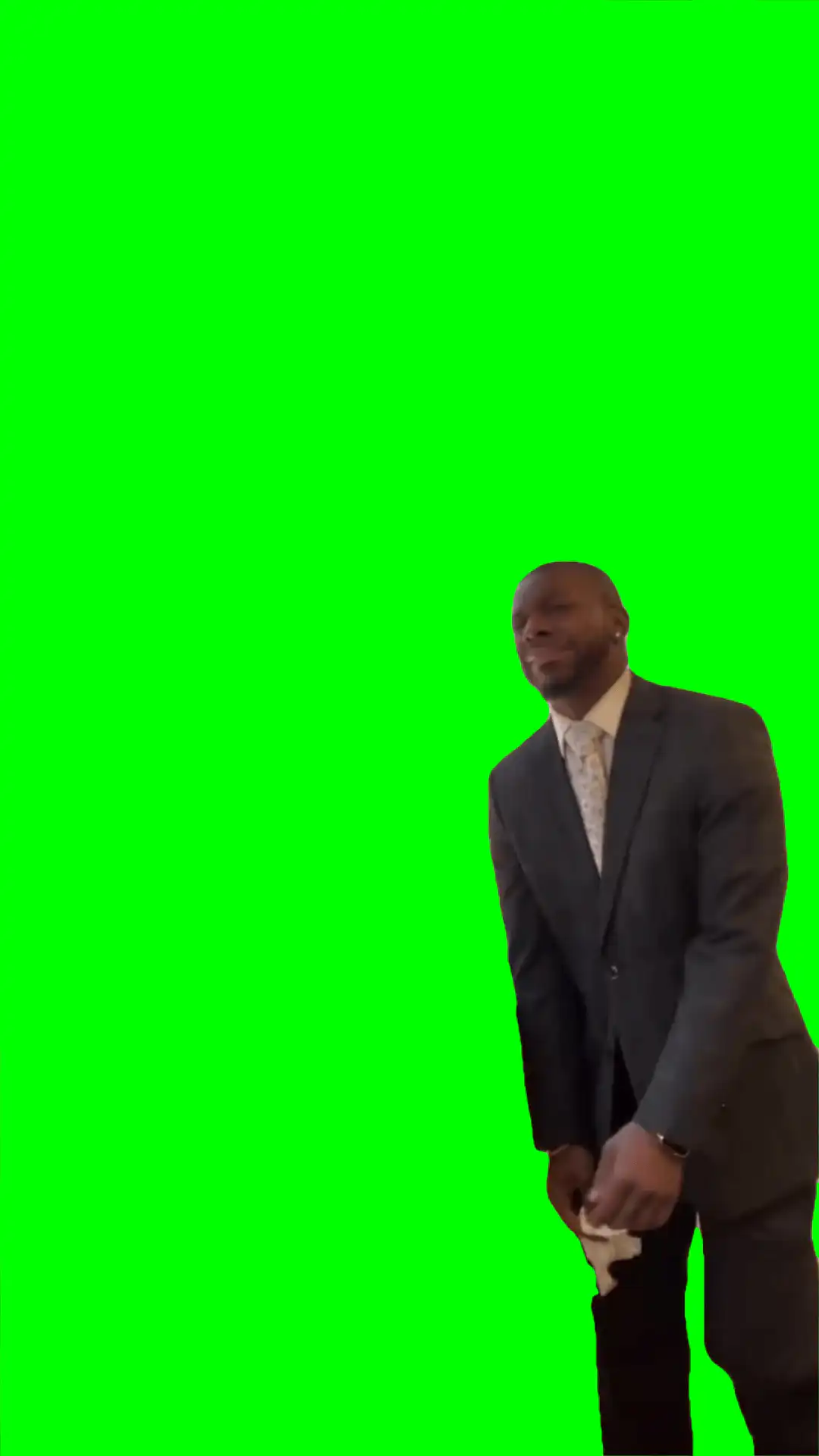 Man whining meme green screen