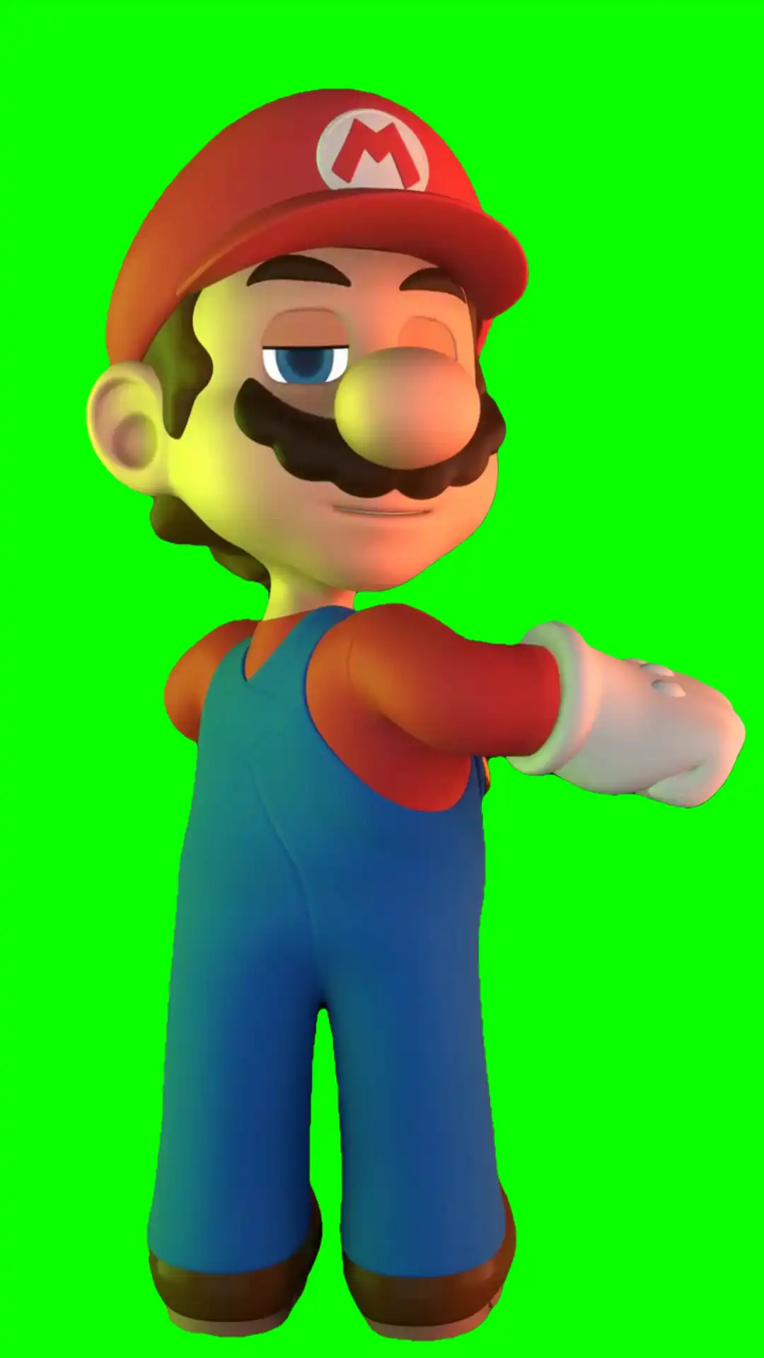 Mario Dancing Meme Green Screen