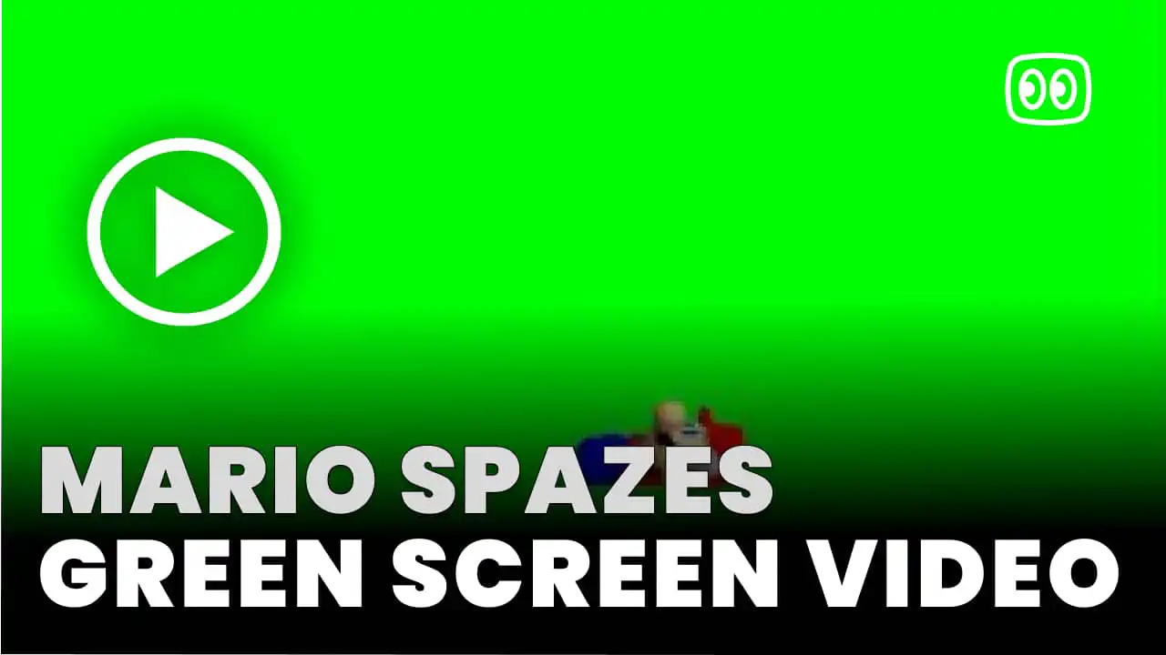 Mario Spazes Green Screen