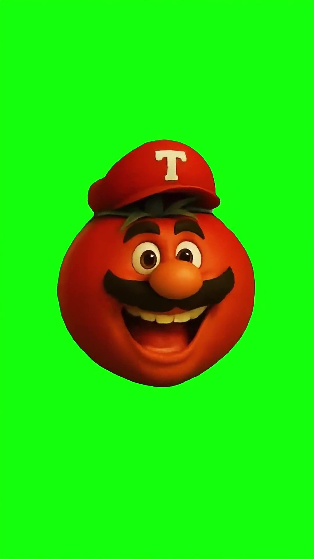 Mario Tomato meme Green Screen