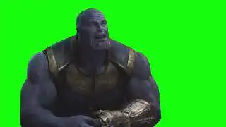 Marvel Thanos Green Screen