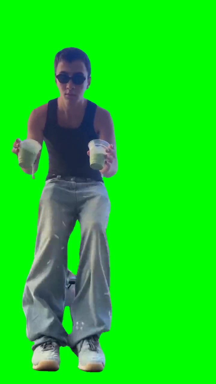 Matcha stomp Green Screen