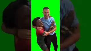 Meets Cristiano Ronaldo Green Screen