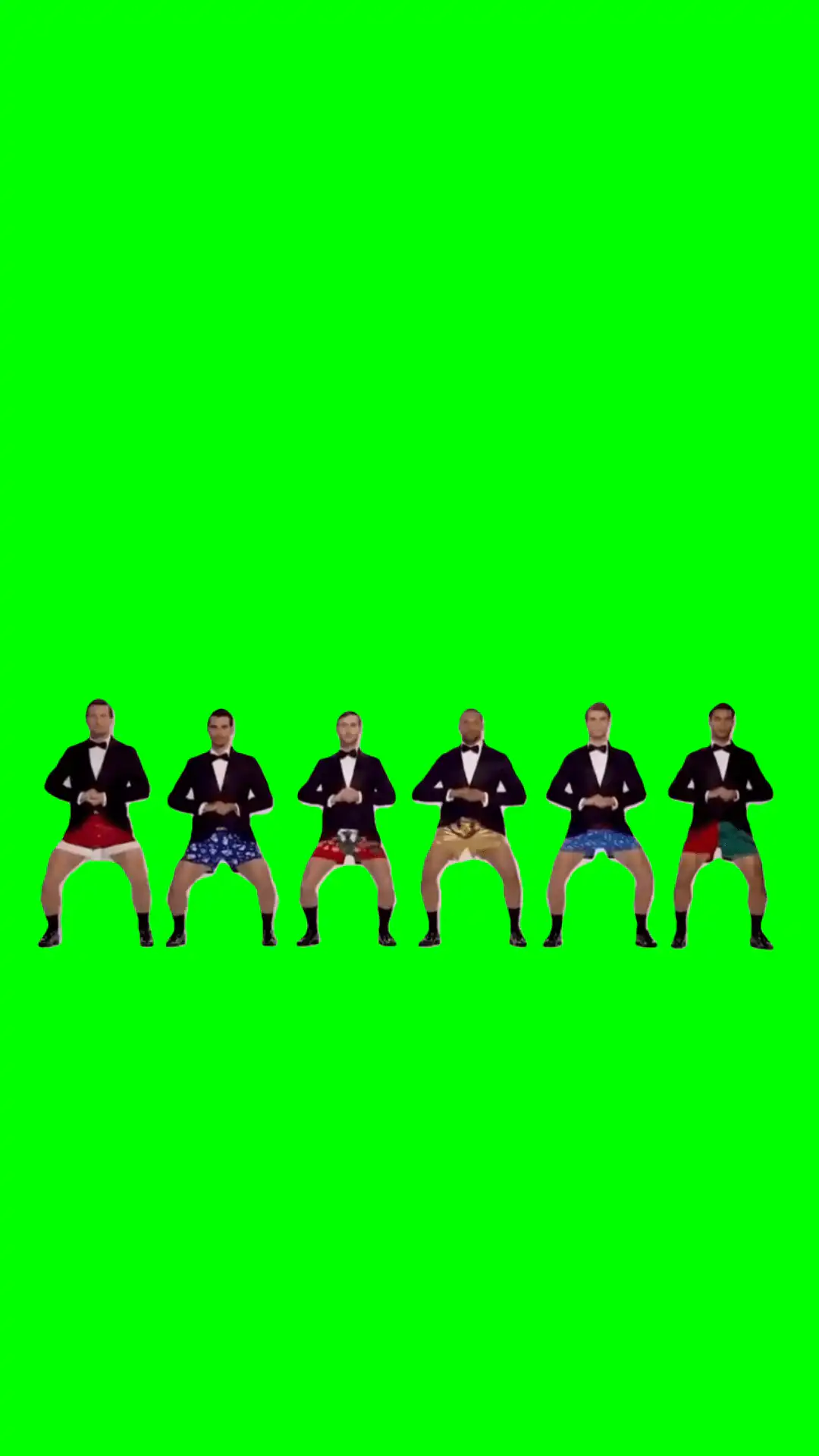 Men Jingle Bells Dance Meme Green Screen