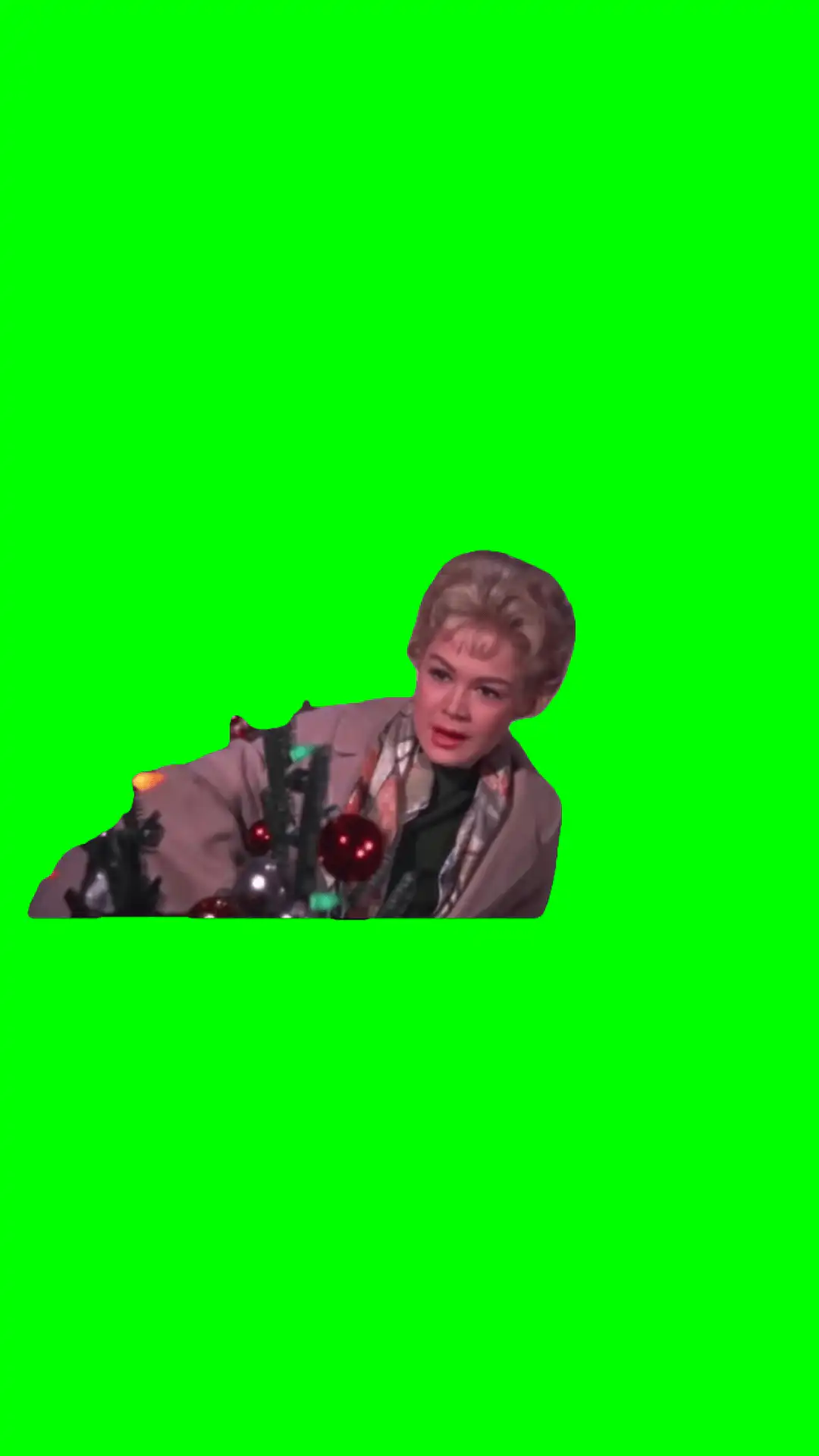 Merry Christmas Mama Meme Green Screen