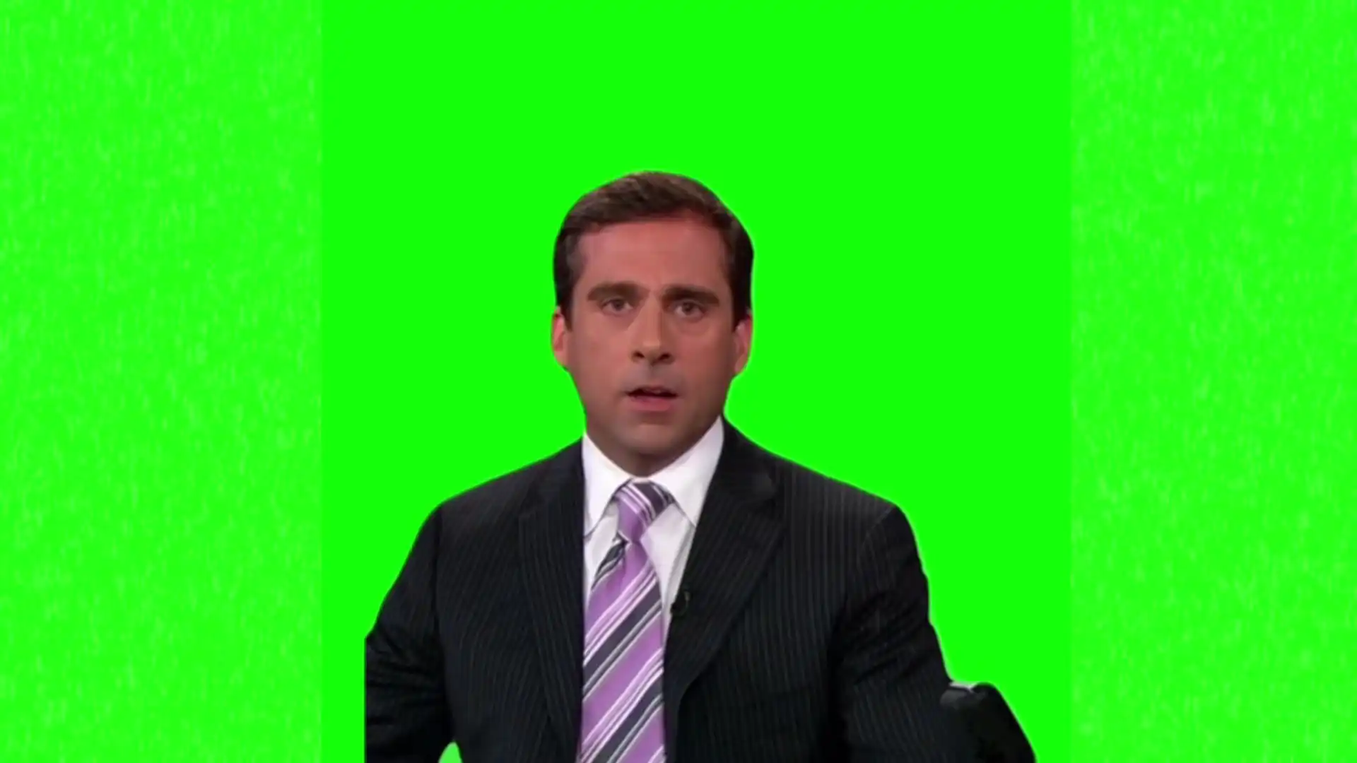Michael Scott Fake Laugh Green Screen