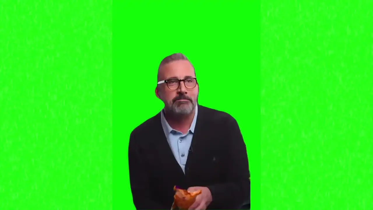 Michael Scott Giggling Meme Green screen