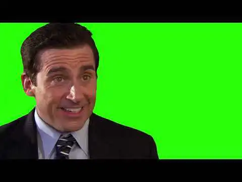 Michael Scott green screen