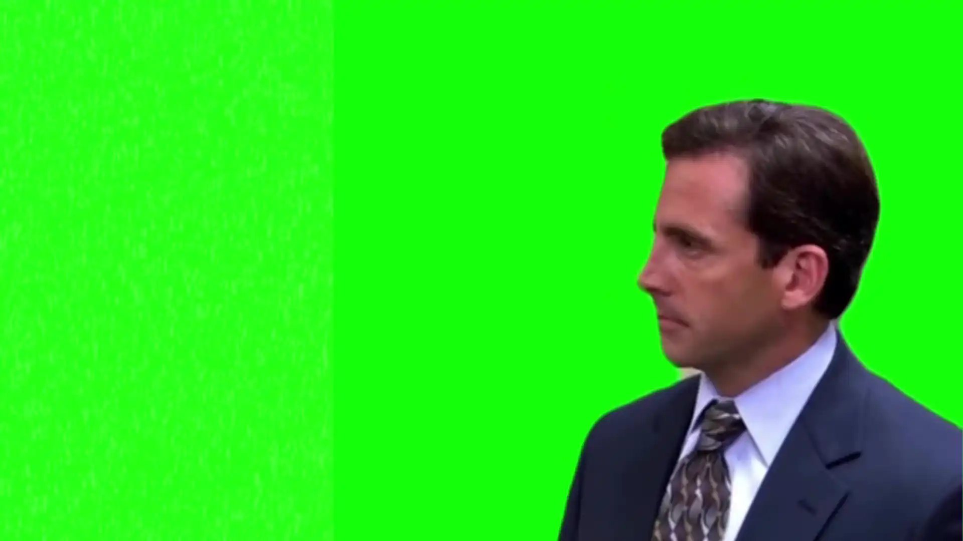 Michael Scott this is the worst meme green screen