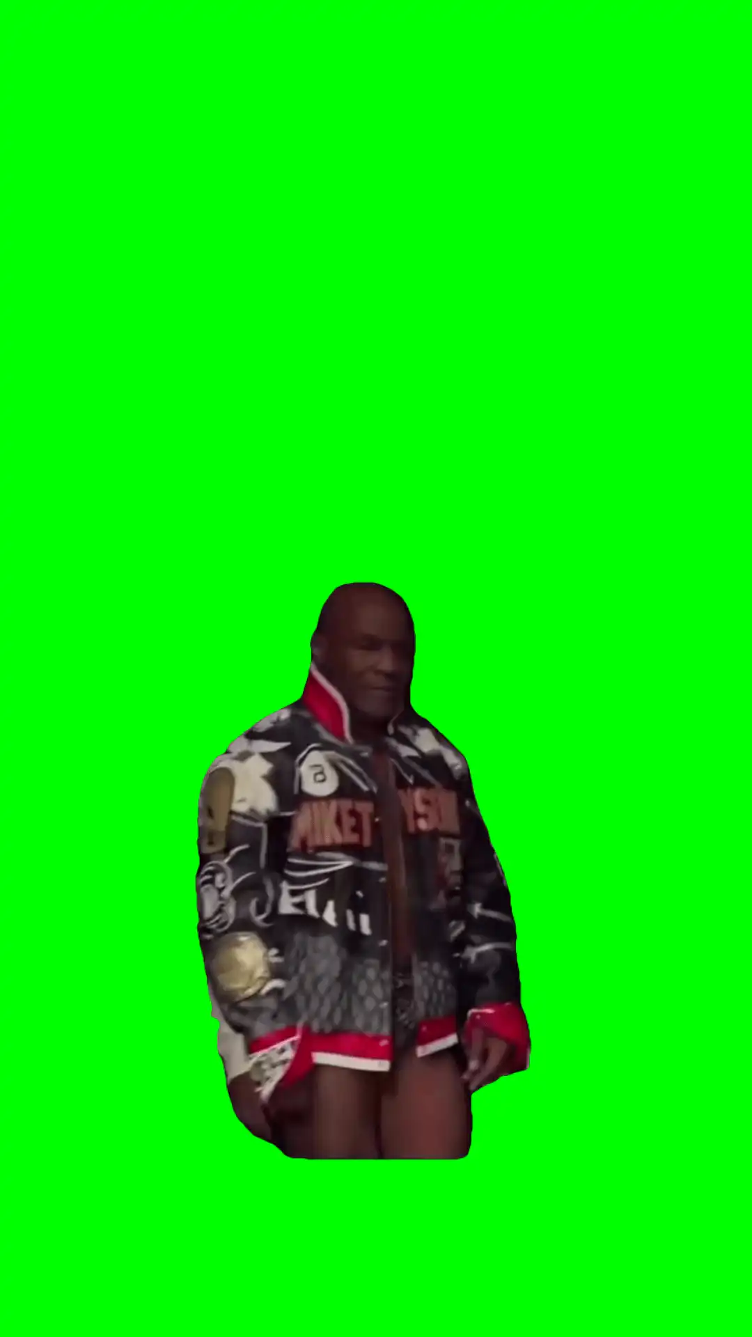 mike tyson big steppa green screen