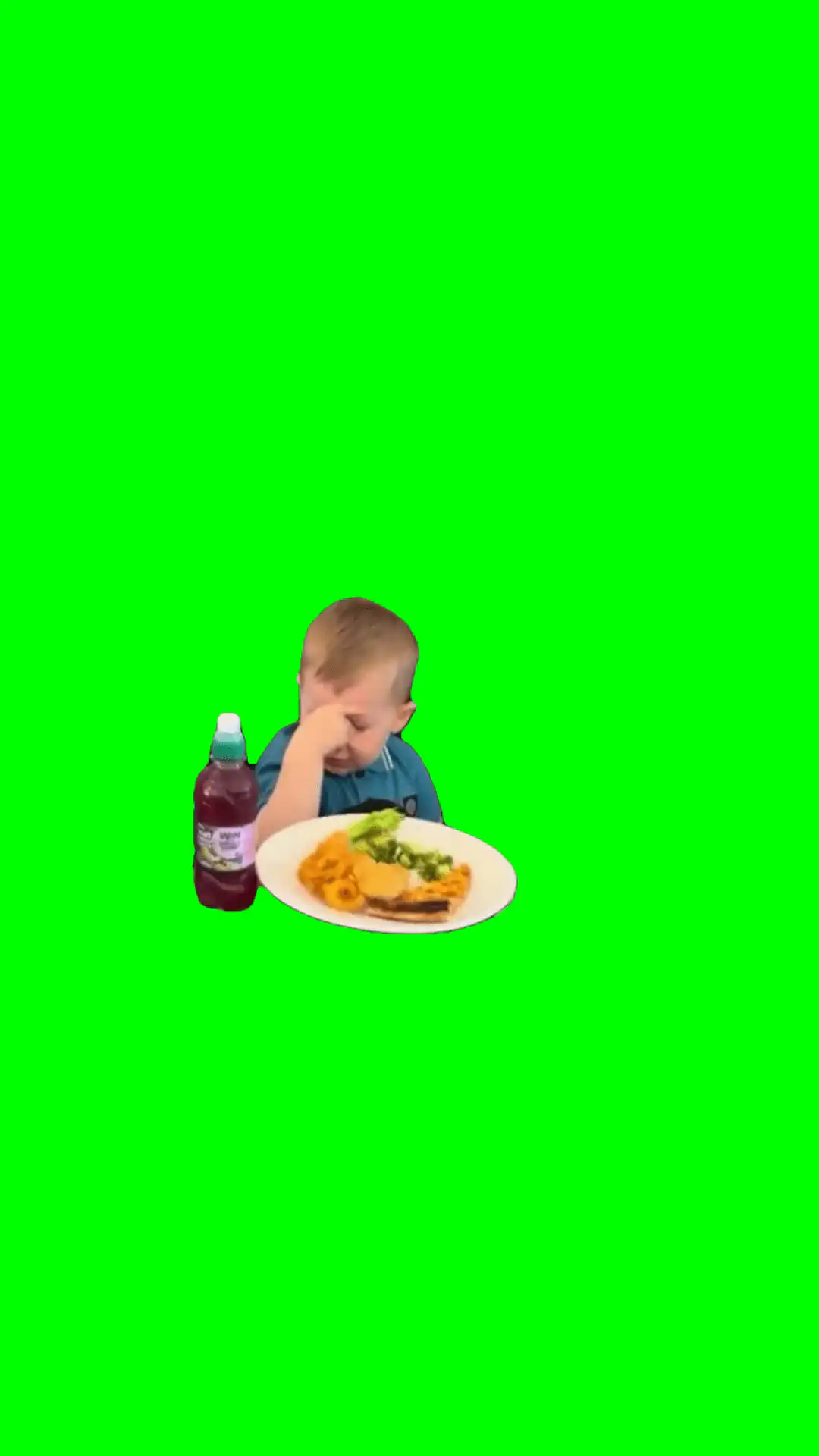 Miles embarrassed Meme Green Screen