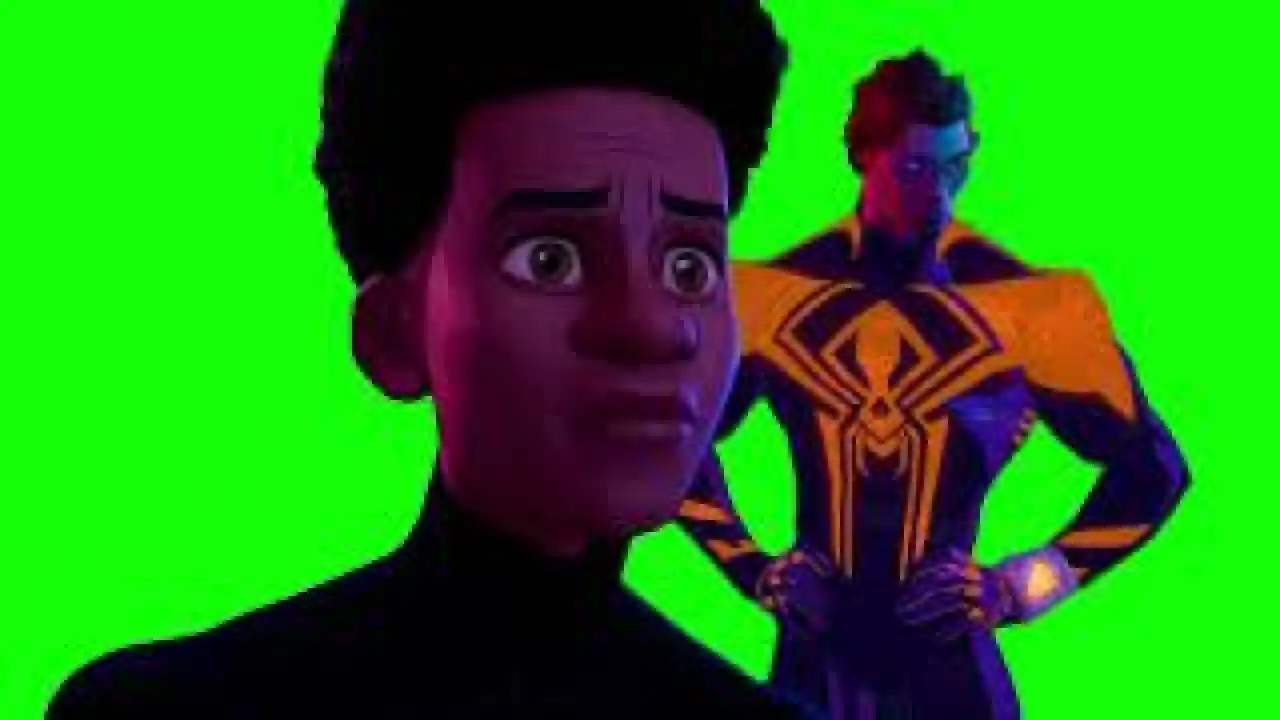 Miles Morales when does it happen green screen