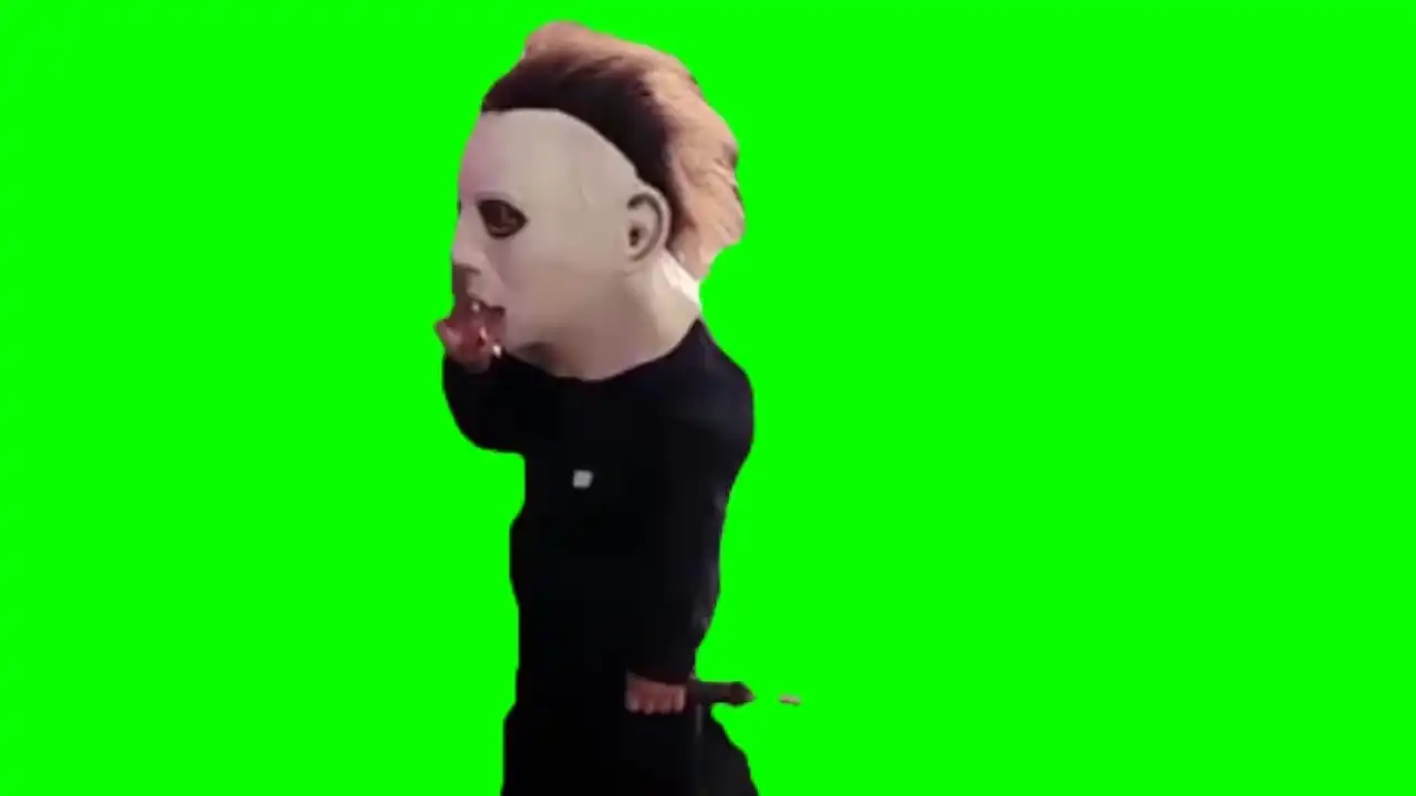 Mini myers green screen