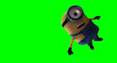 Minion flying meme Green Screen