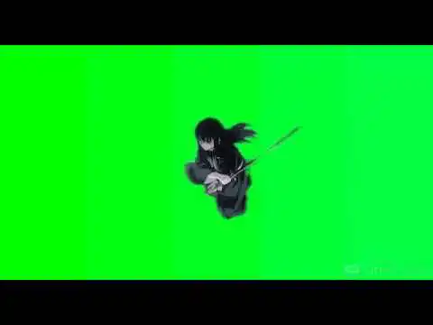 Mist Breathing Muichiro Tokito Green Screen