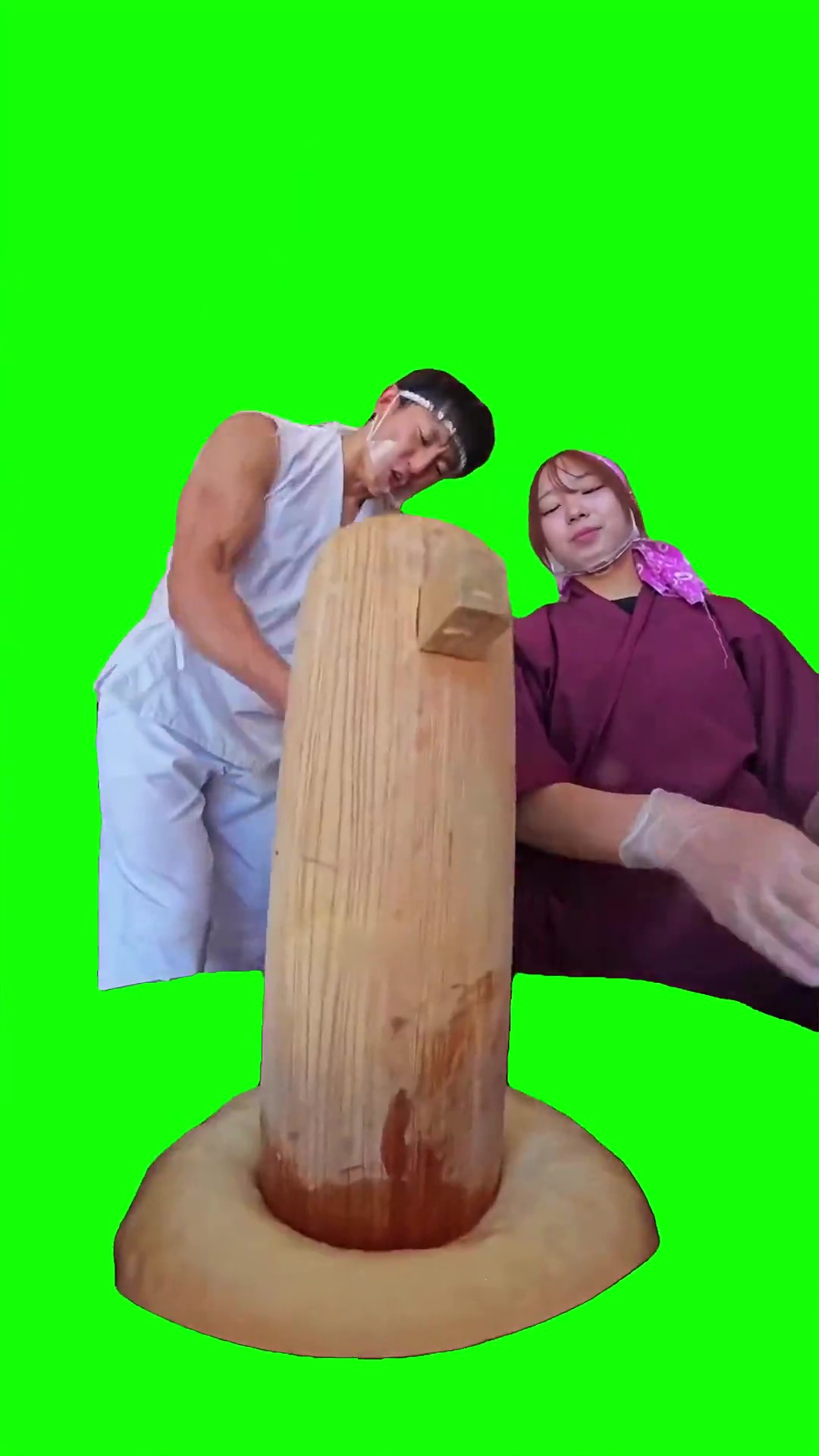 Mochi pound meme Green Screen