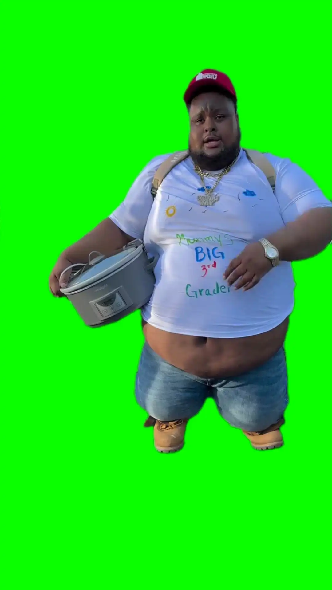 Mommys big 3rd grader meme green screen