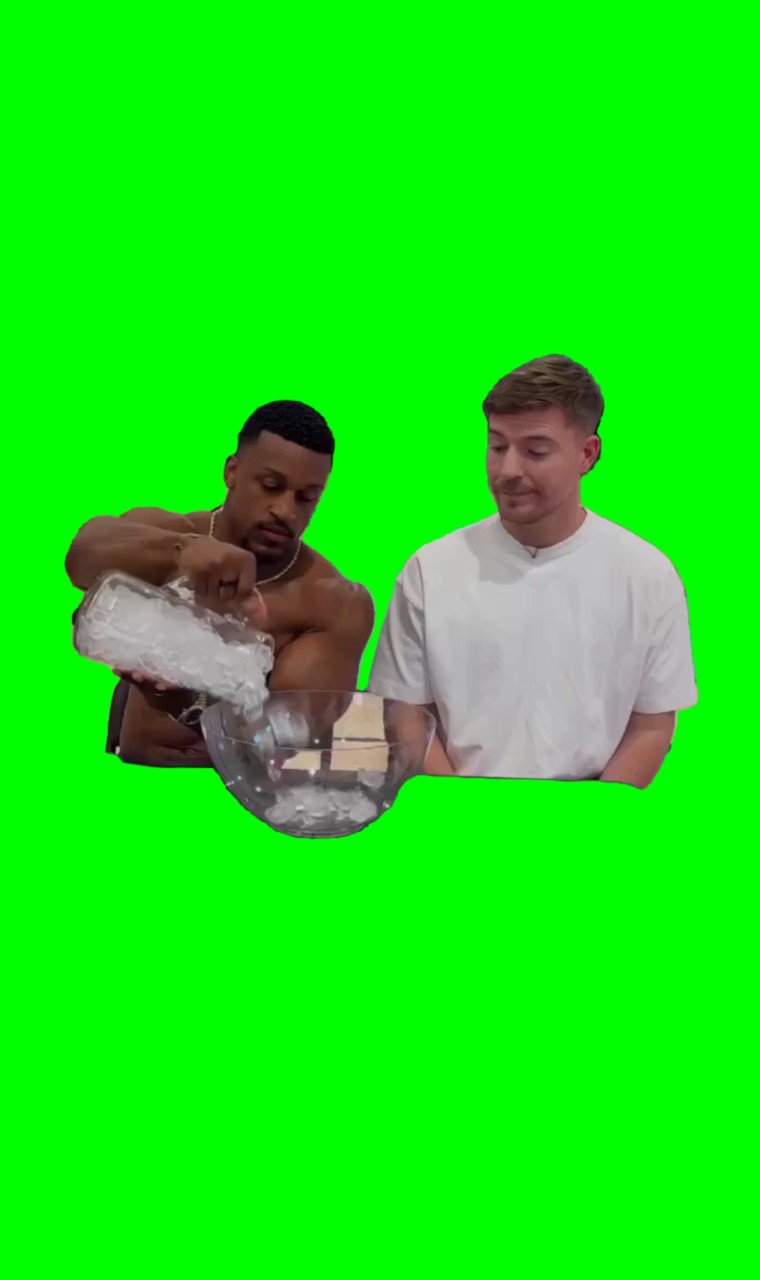 Morning routine mr beast and ashtonhall green screen