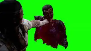 Mortal Kombat 1 Liu Kang Fatality green screen