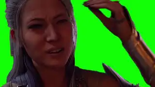 Mortal Kombat 1 Sindel you never think green screen