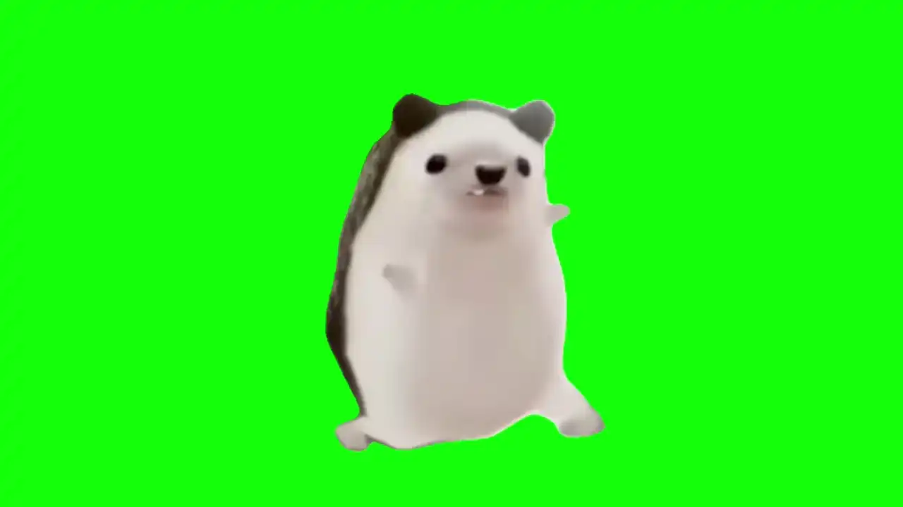 Mother Father Gentleman Hedgehog green screen
