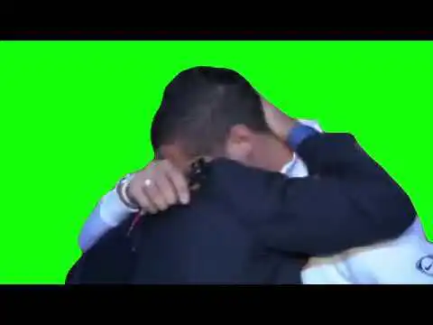 Mourinho and Materazzi Crying Green Screen
