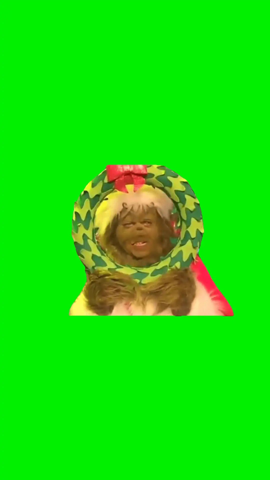 Mr. Grinch Feliz Navidad Meme Green screen
