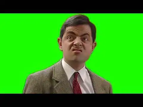 Mr.Bean wtf GreenScreen