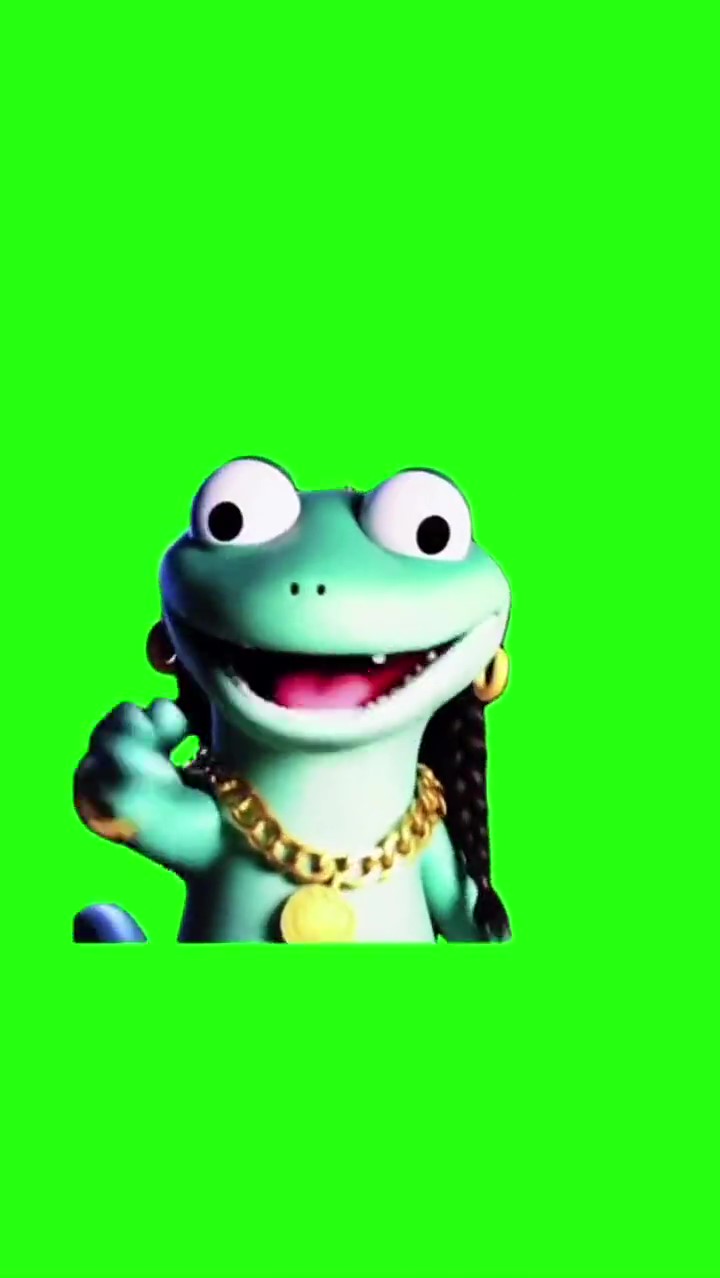 my hitta x lizard meme green screen