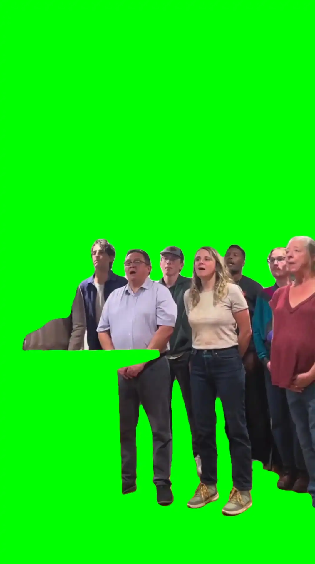 My neck my back Green Screen Meme