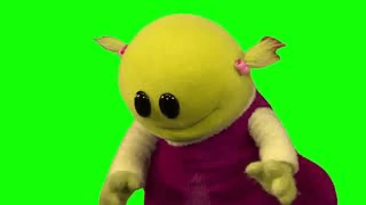Nanalan Meme green screen