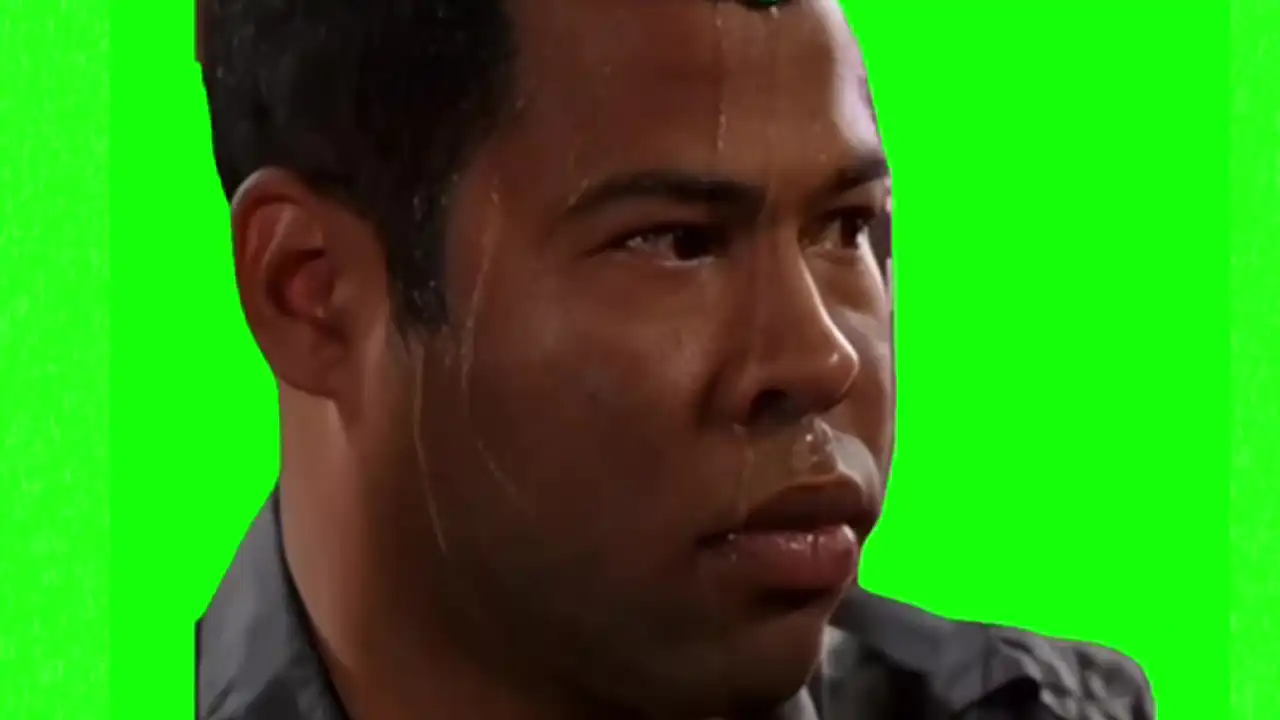 Nervous meme Green Screen