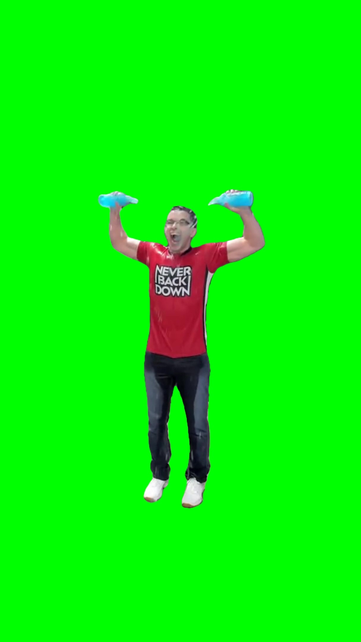 Nick Eh 30 Splashing Himself Meme Green Screen