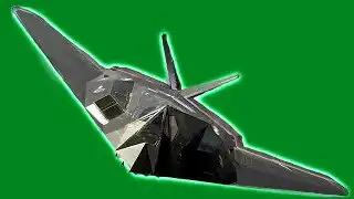 NightHawk Airplane Green Screen